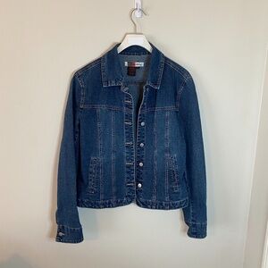 Live a little Denim Jacket Size Small